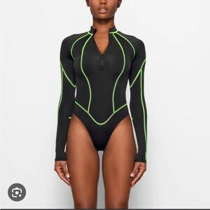 Skims moto contour bodysuit